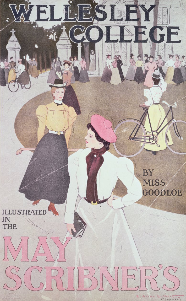 Wellesley College, af Miss Goodloe, forsideillustration fra Scribner