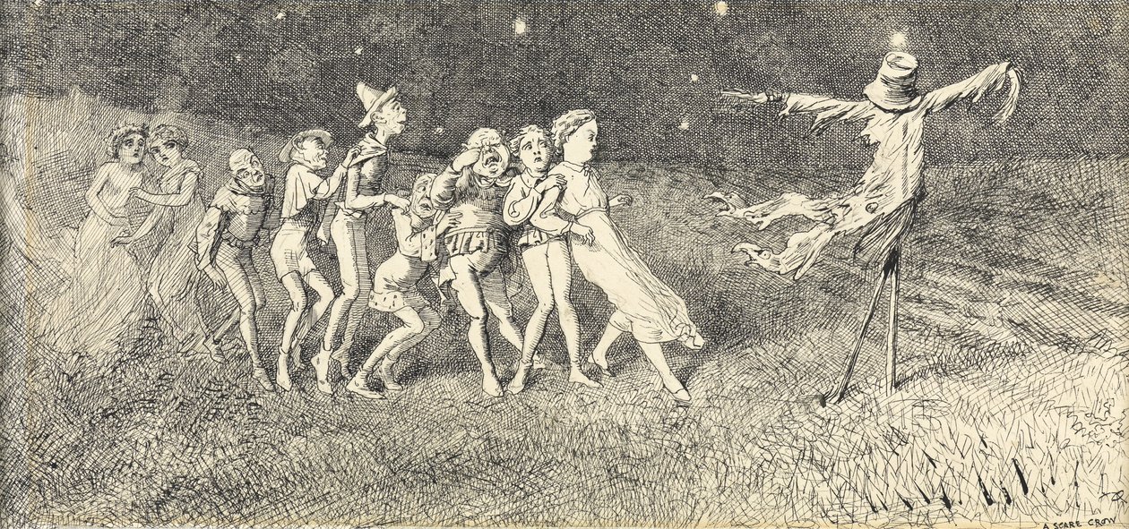Et fugleskræmsel af Charles Altamont Doyle