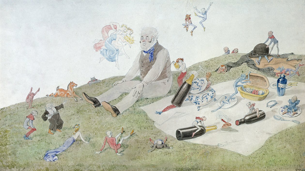 En fortryllet picnic, 1882 af Charles Altamont Doyle