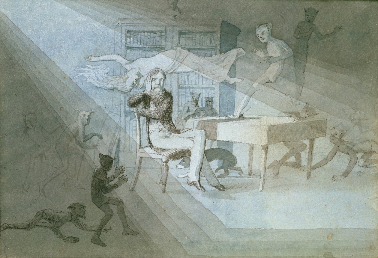Selvportræt af Charles Altamont Doyle