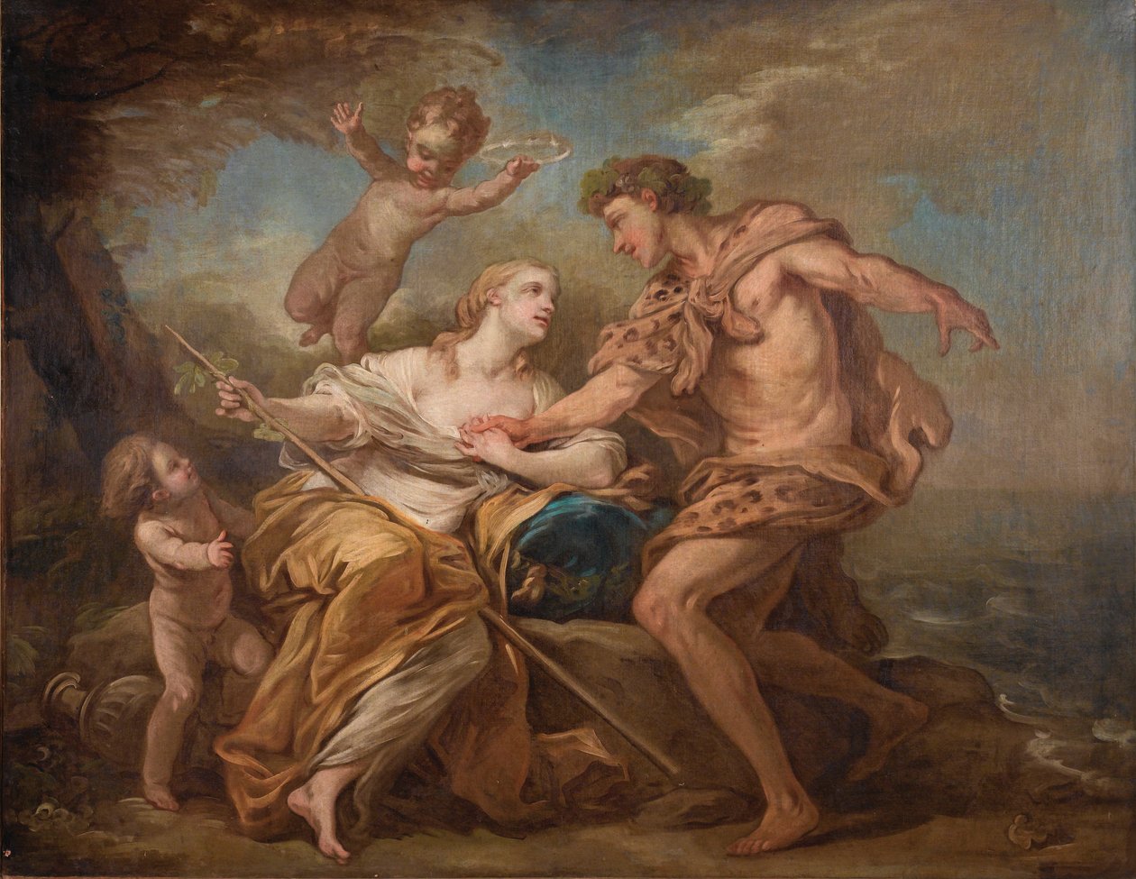Bacchus og Ariadne af Charles André van Loo