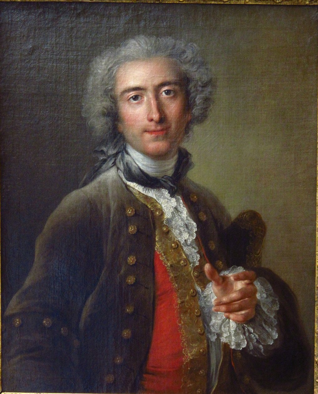 Portræt af Philippe Coypel af Charles Antoine Coypel