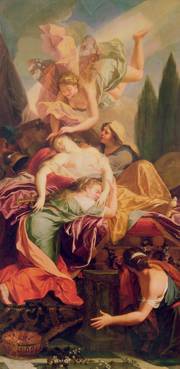 Didos død af Charles Antoine Coypel