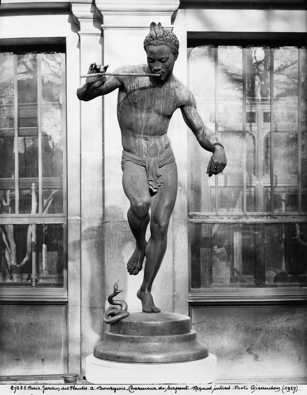 Slangetæmmer, 1863 (bronze) af Charles Arthur Bourgeois