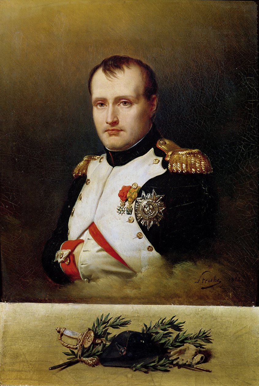 Portræt af Napoleon I (1769-1821) 1812 af Carl von Steuben