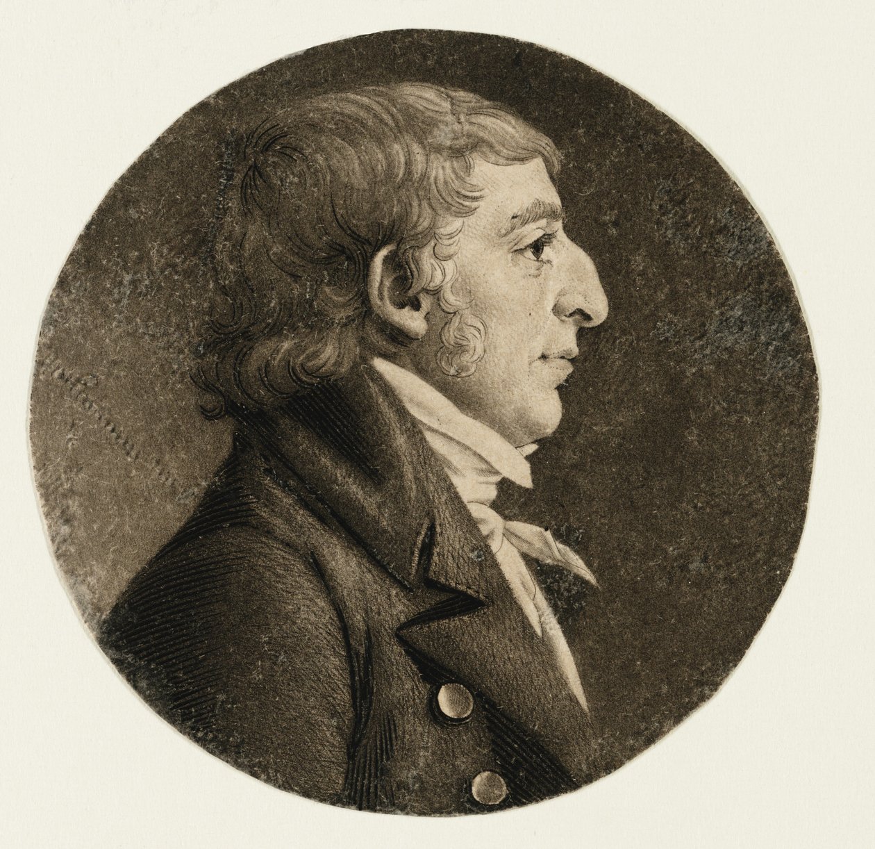 Benjamin King, pub. 1806 af Charles Balthazar Julien Févret de Saint Mémin