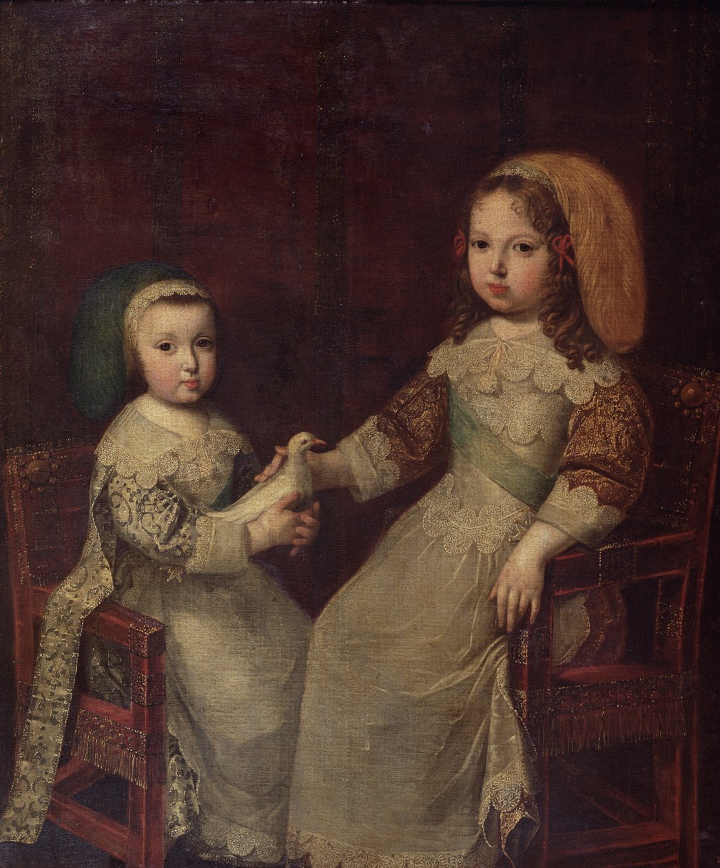 Kong Ludvig XIV (1638-1715) som barn med Philippe I, hertug af Orleans (1640-1701) af Charles Beaubrun