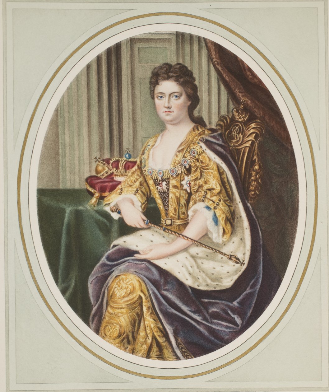 Queen Anne, pub. 1902 af Charles Boit