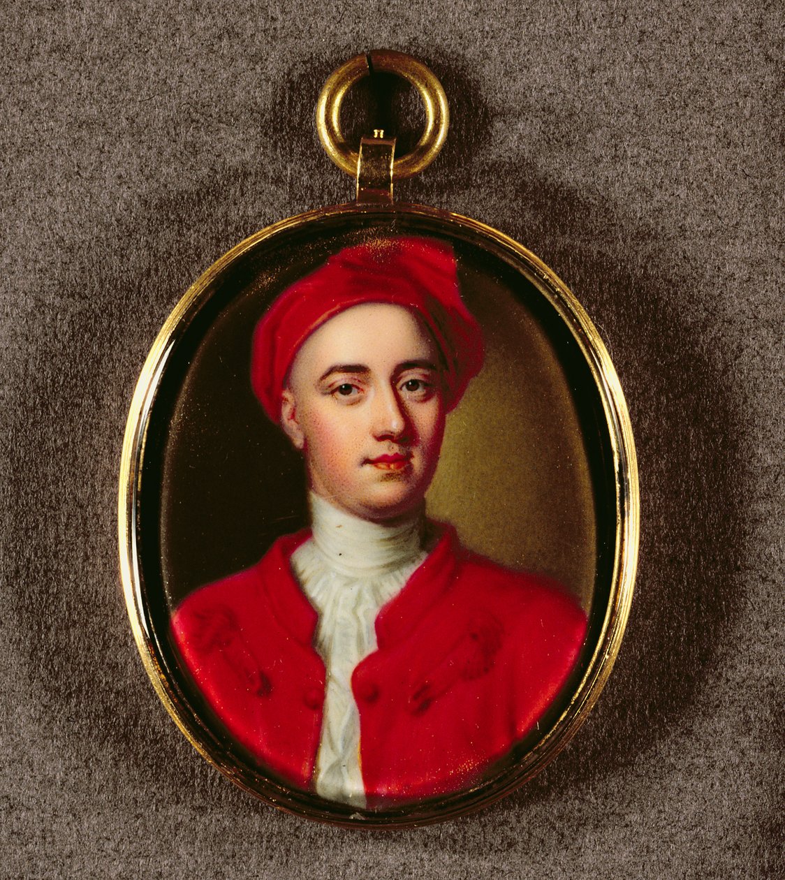 Ukendt mand (wc på pergament) af Charles Boit