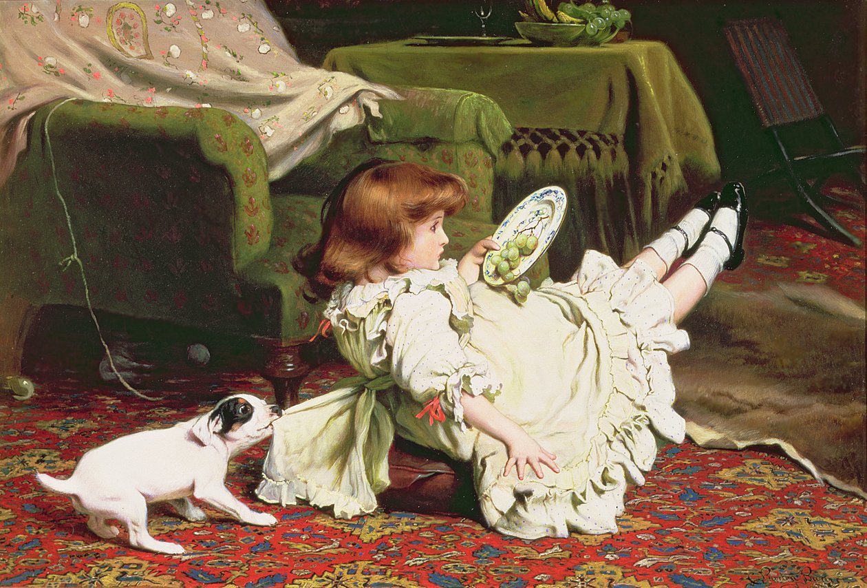 Tid til at spille, 1886 af Charles Burton