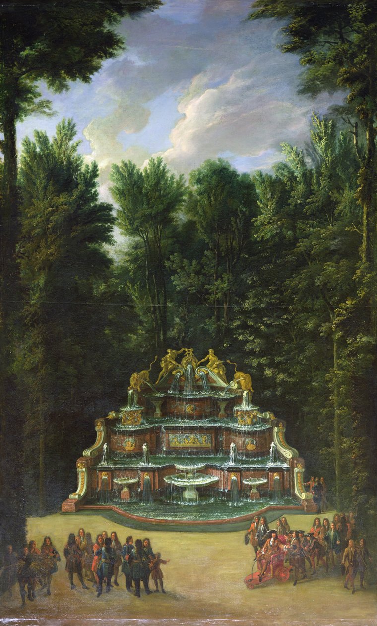 Promenade de Louis XIV (1638 - 1715), Grand Trianon, 1713 af Charles Chastelain