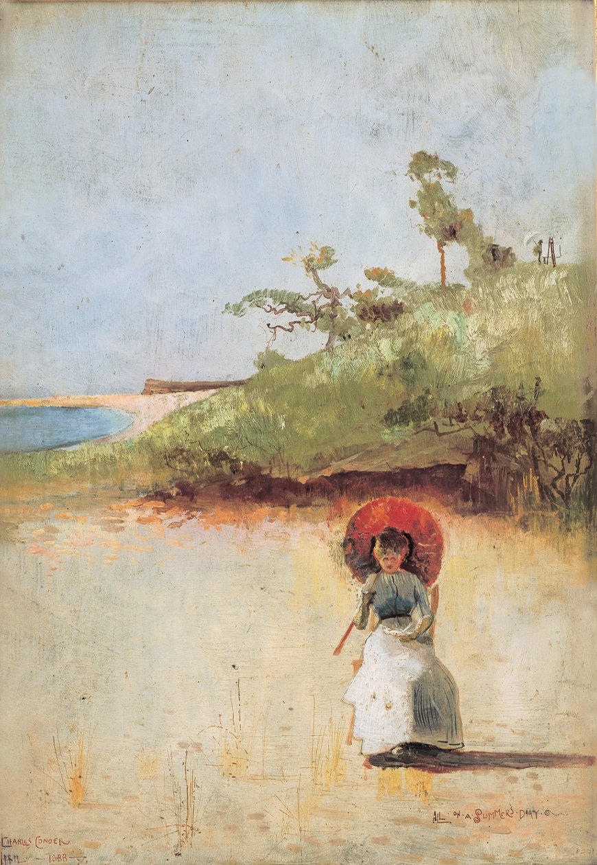 Alt sammen på en sommerdag af Charles Edward Conder