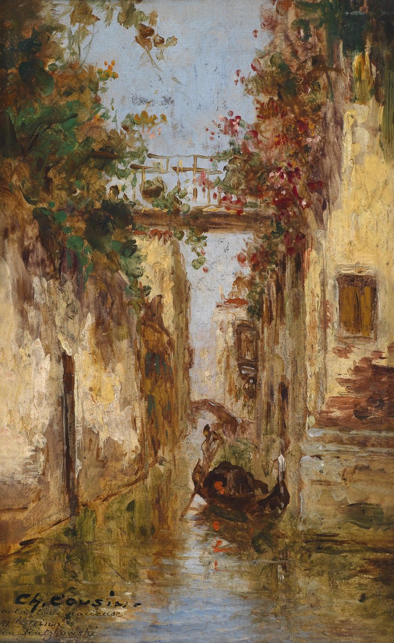 Motiv fra Venedig af Charles Cousin