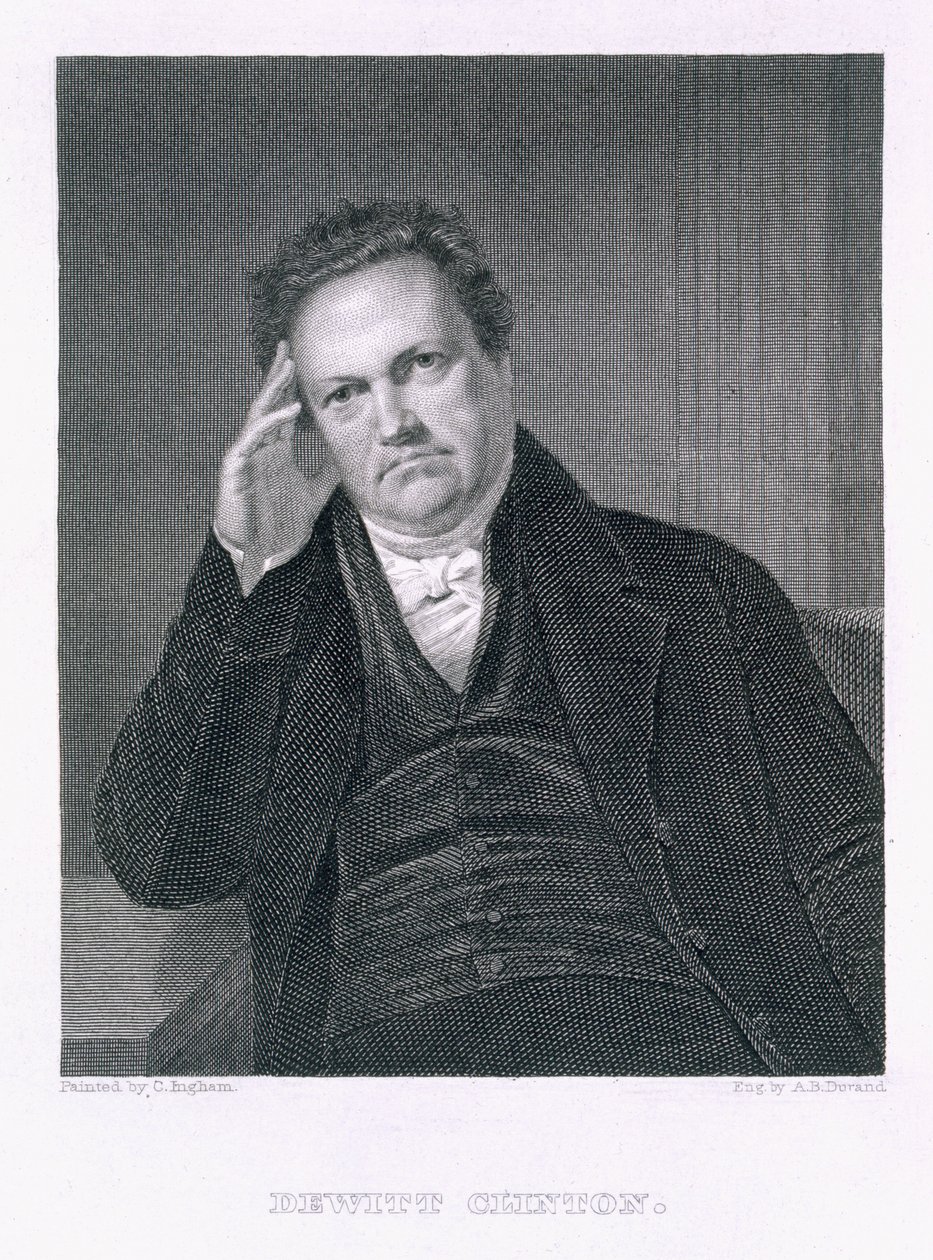 DeWitt Clinton, graveret af Asher Brown Durand (1796-1869) af Charles Cromwell Ingham