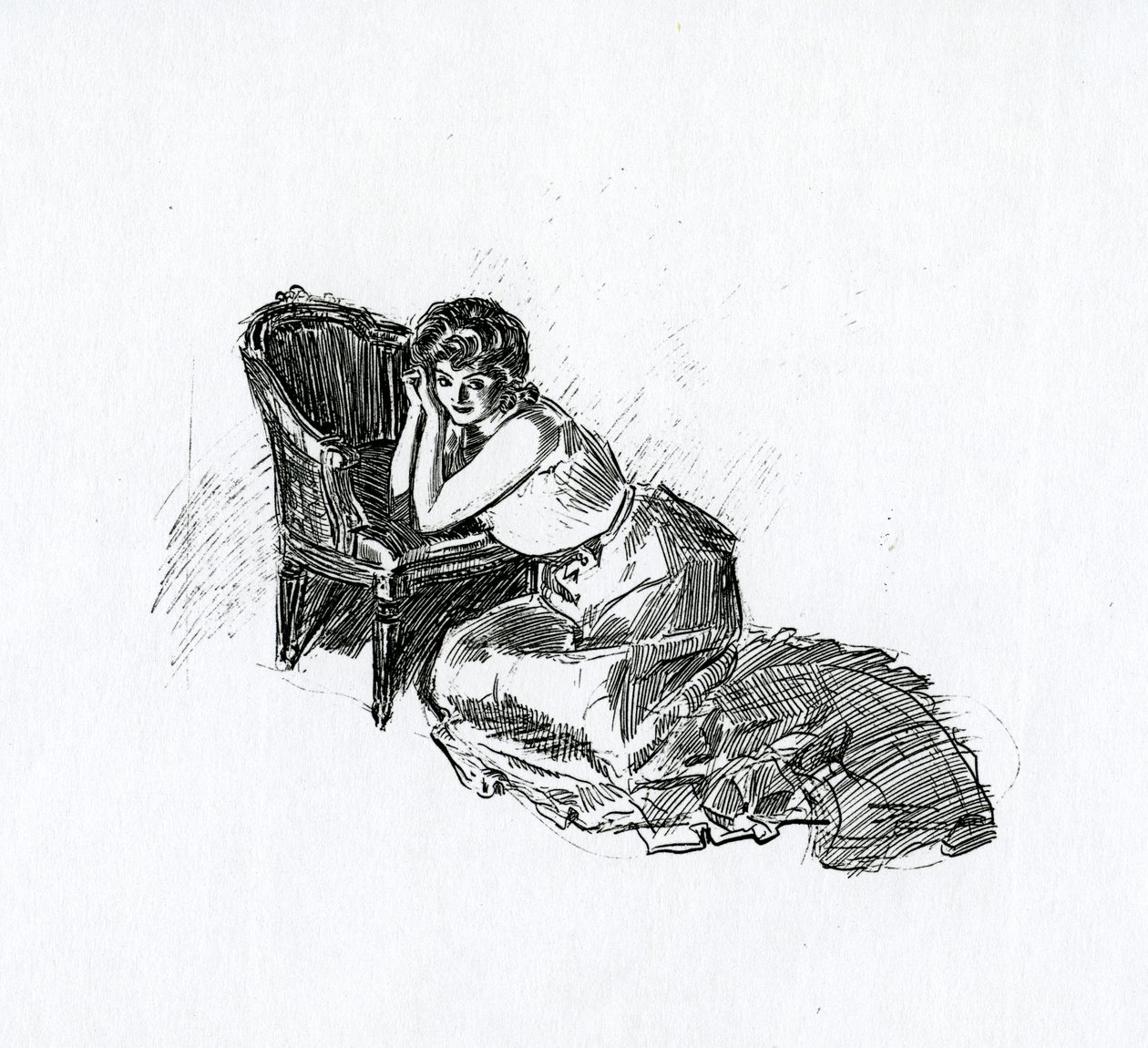 En Gibson-pige, ca.1902 af Charles Dana Gibson