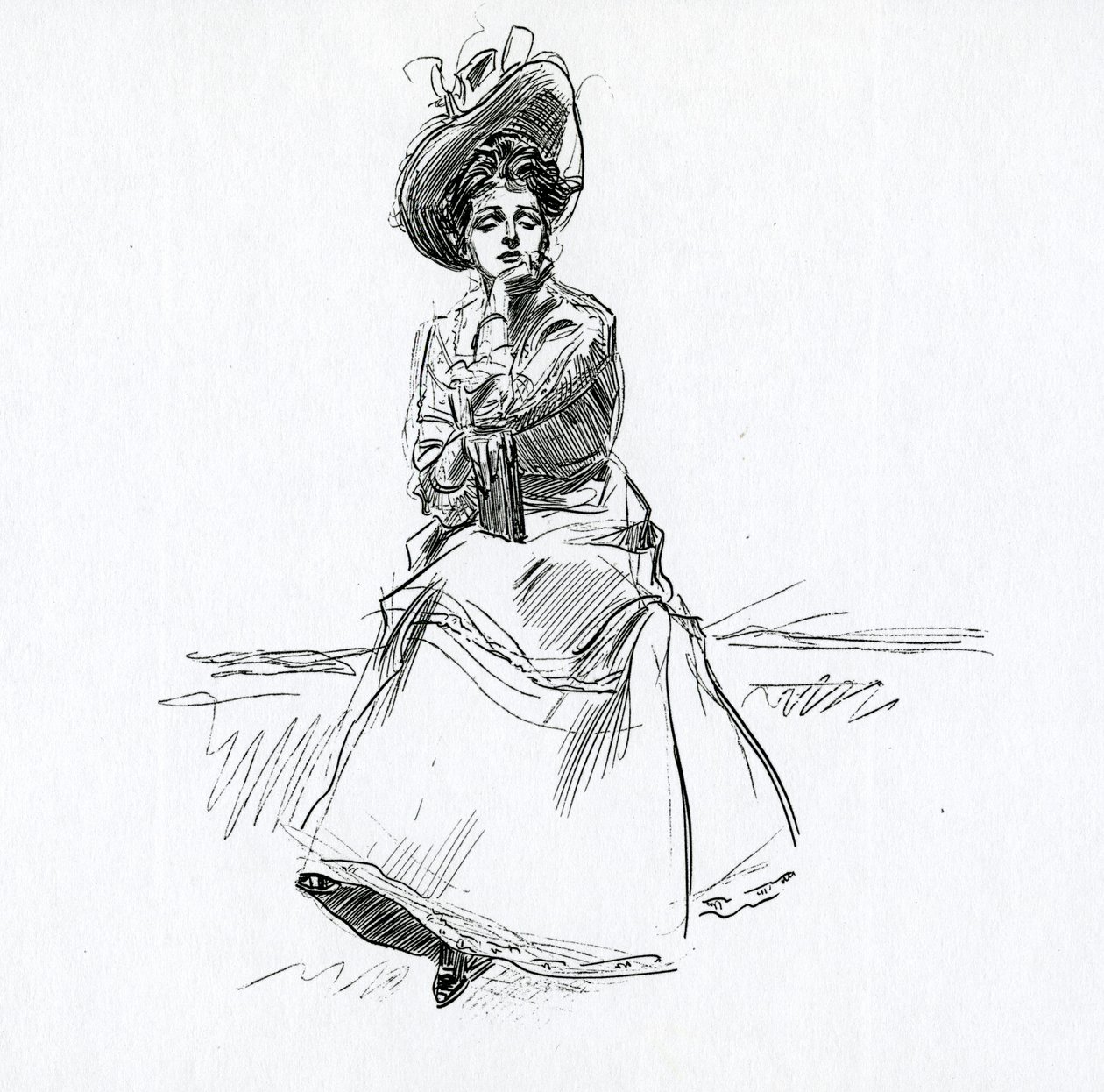 En Gibson-pige, ca. 1902 af Charles Dana Gibson