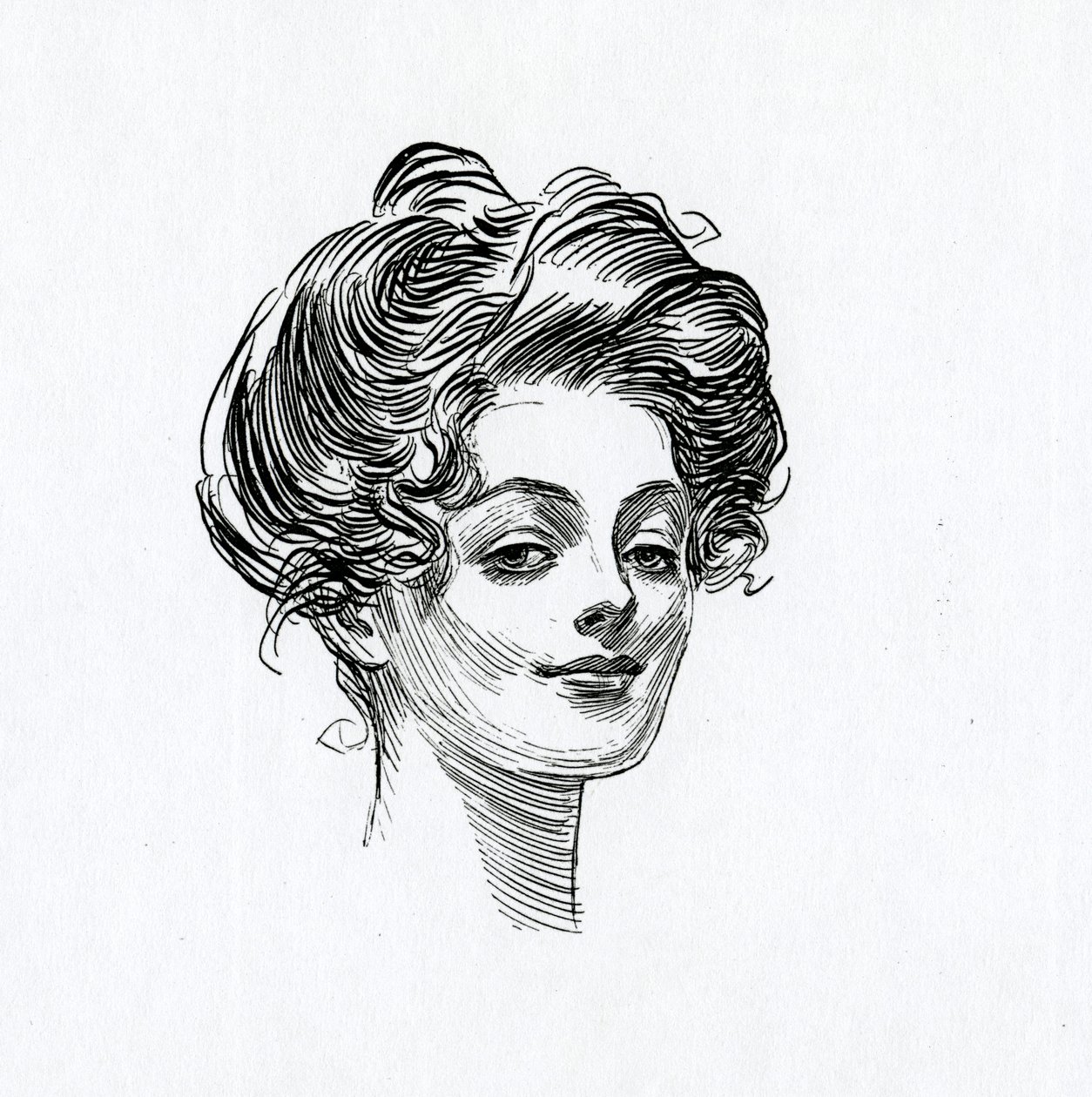 En Gibson-pige, ca. 1902 af Charles Dana Gibson