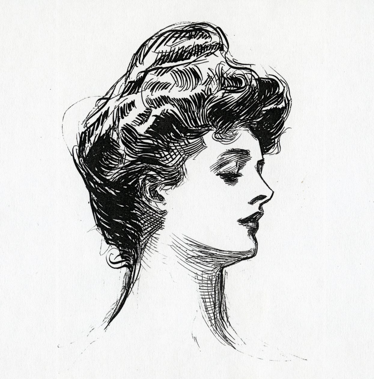 En Gibson-pige, ca. 1902 af Charles Dana Gibson
