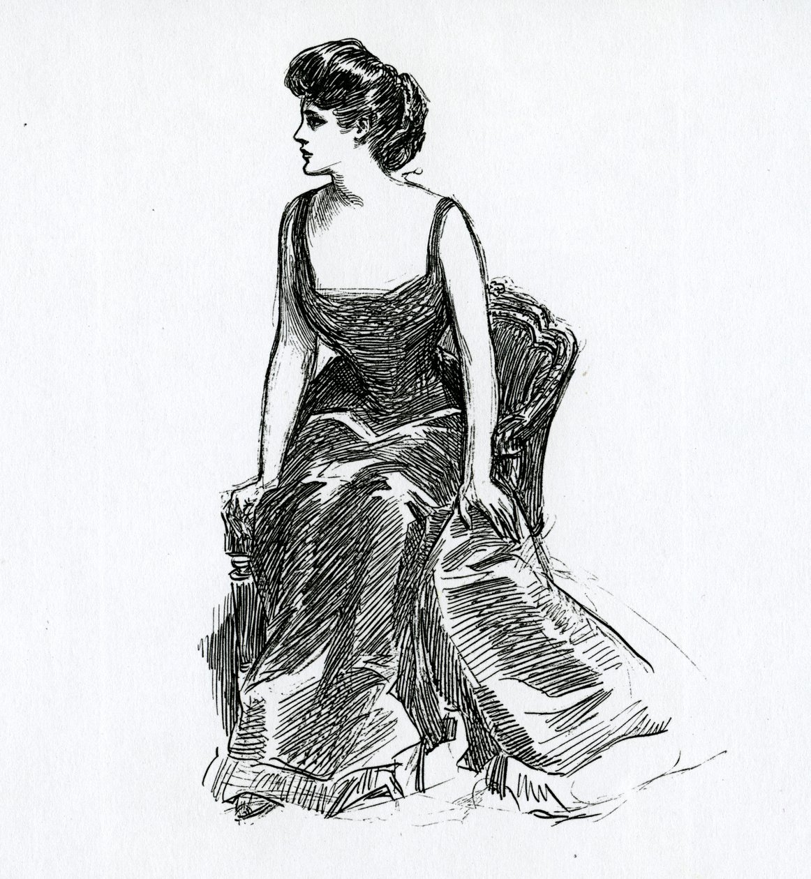 En Gibson-pige, ca. 1902 af Charles Dana Gibson