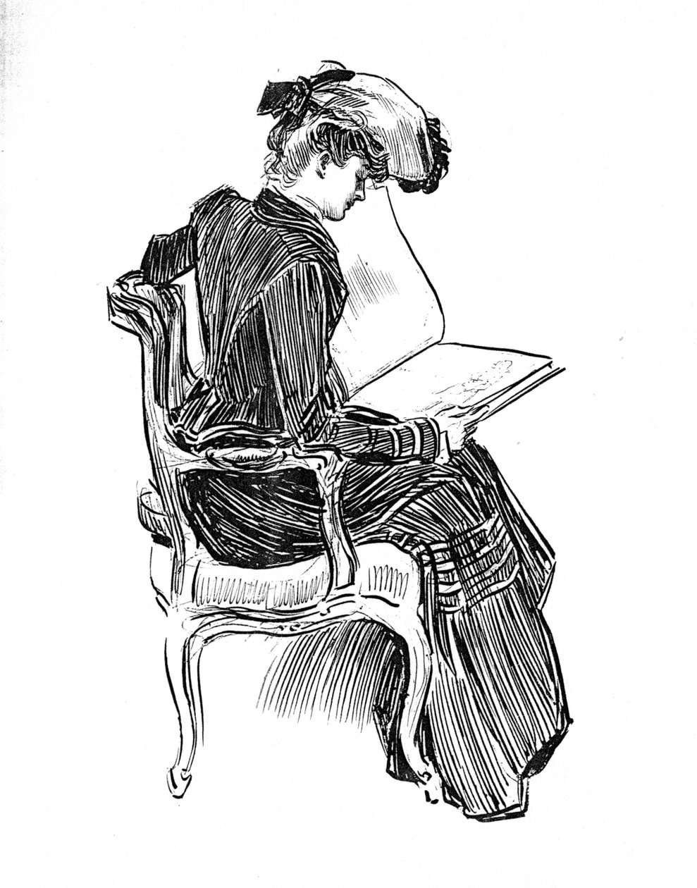 En Gibson-pige, ca. 1902 af Charles Dana Gibson