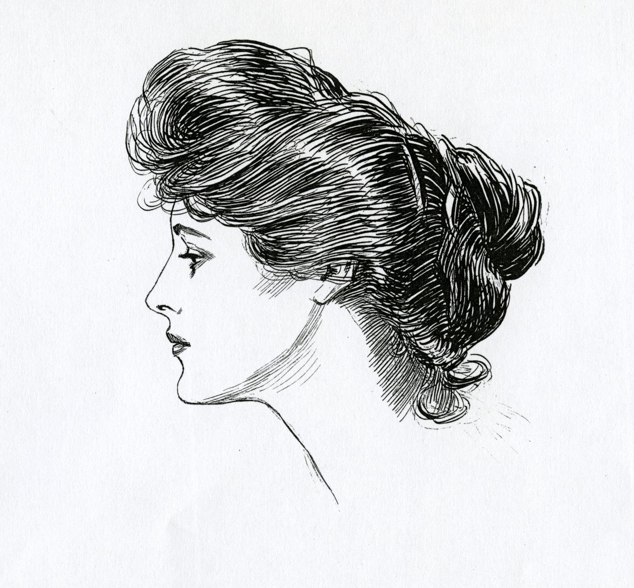 En Gibson-pige, ca. 1902 af Charles Dana Gibson