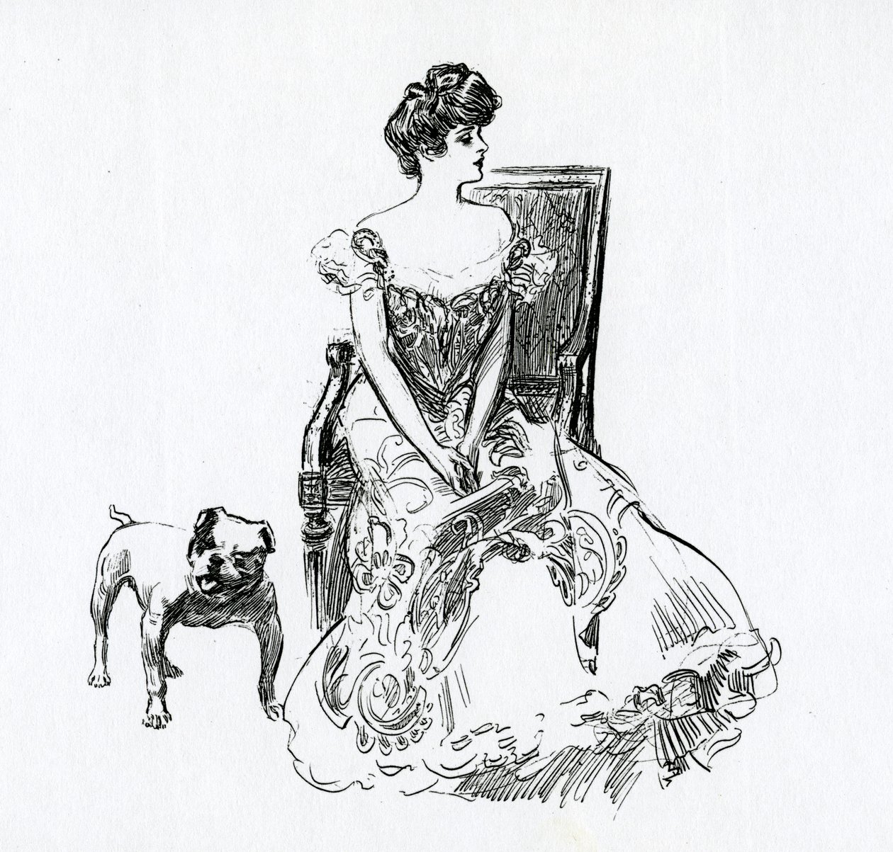En Gibson-pige, ca.1902 af Charles Dana Gibson