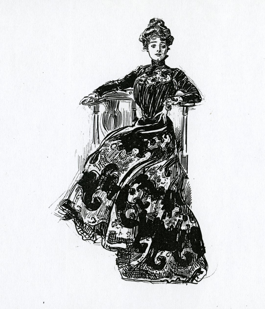 En Gibson-pige, ca.1902 af Charles Dana Gibson