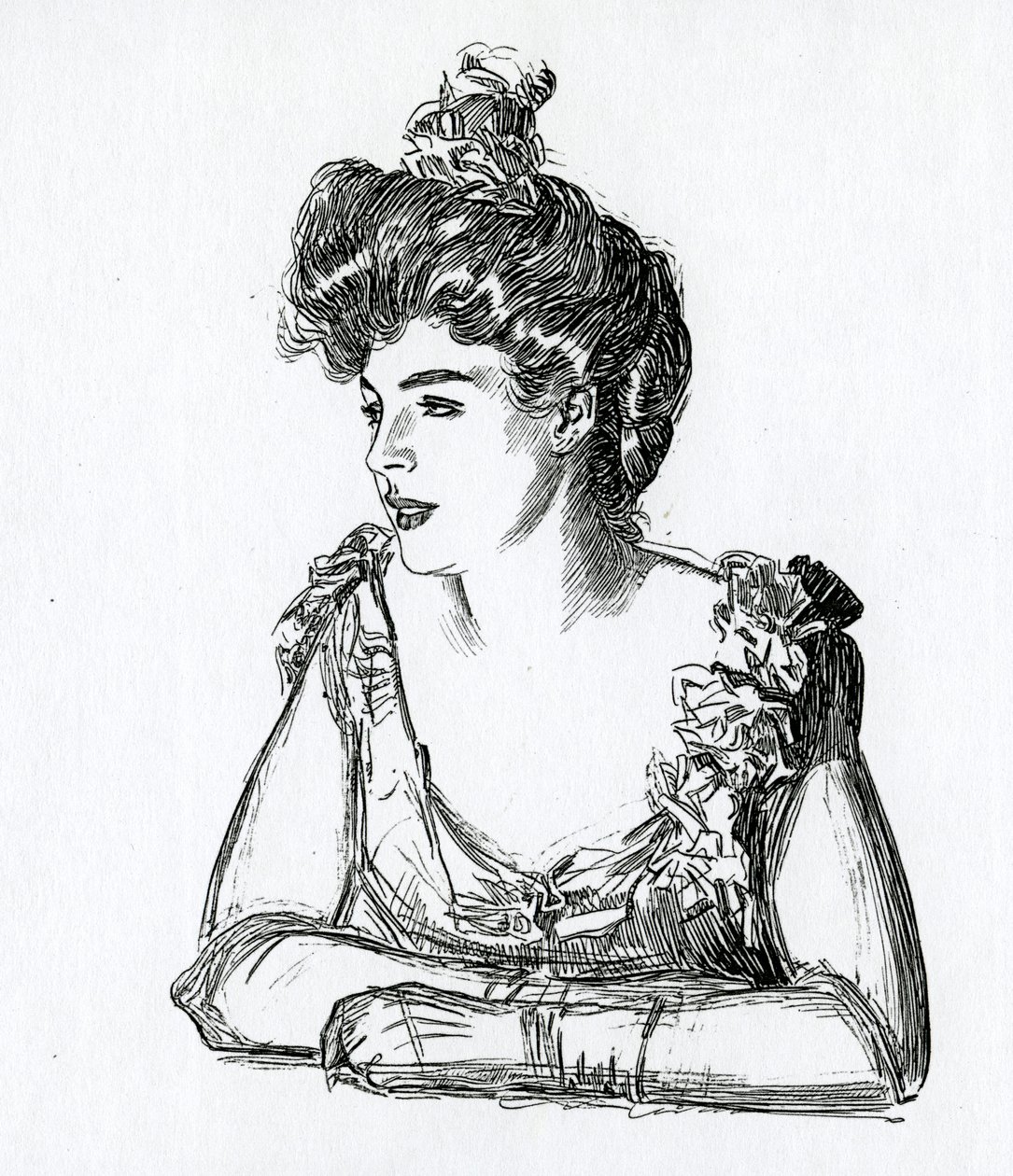 En Gibson-pige, ca. 1902 af Charles Dana Gibson