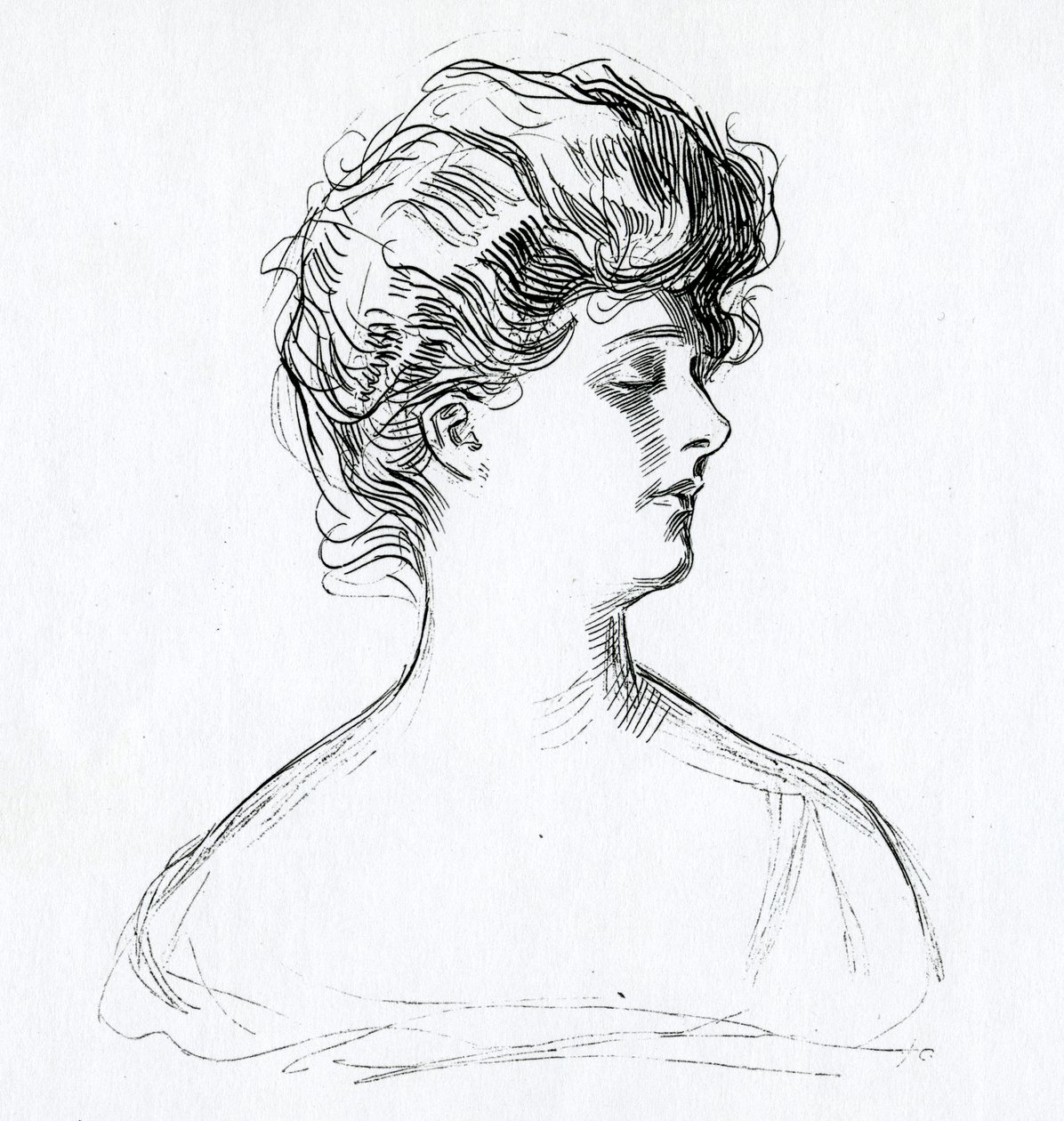 En Gibson-pige, ca. 1902 af Charles Dana Gibson
