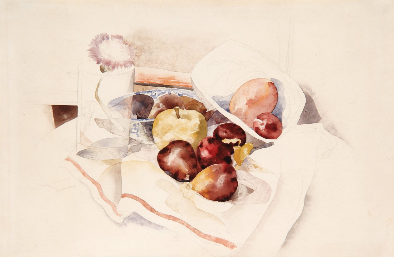 Frugt og Tidsel, 1925 af Charles Demuth