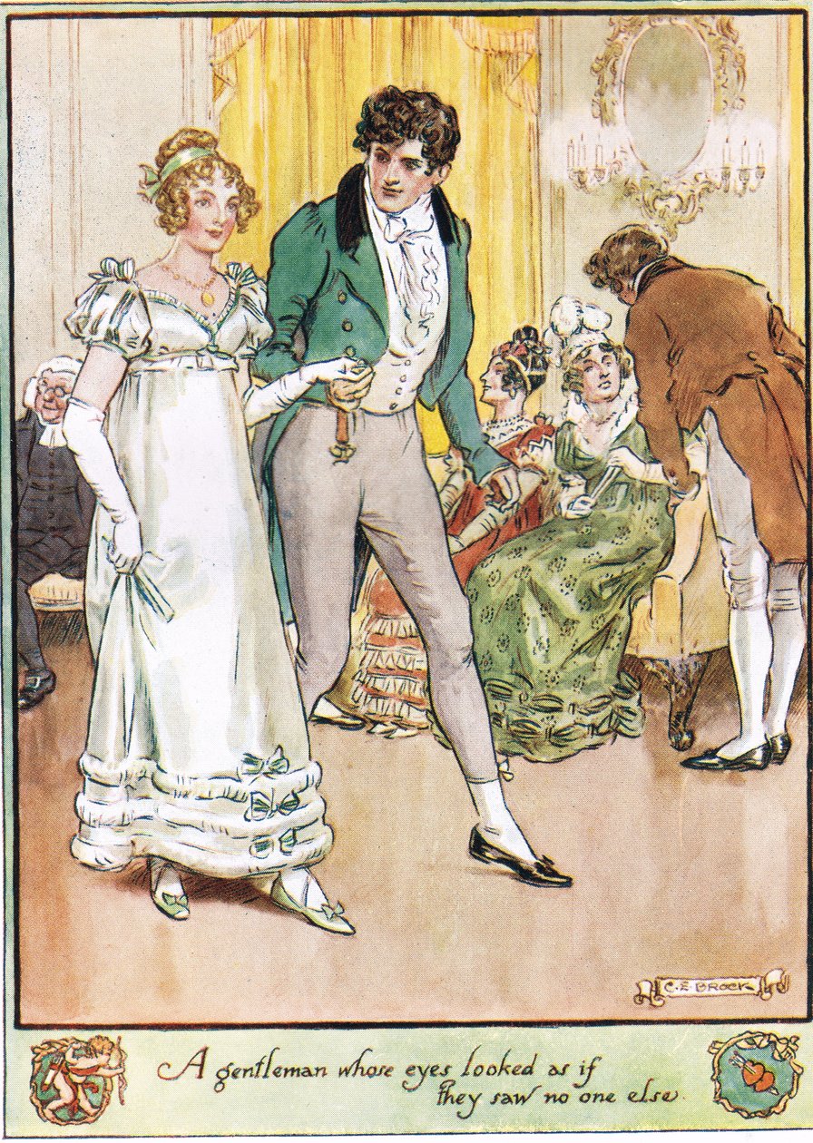 En herre, hvis øjne så ud, som om de ikke så nogen anden af Charles Edmund Brock