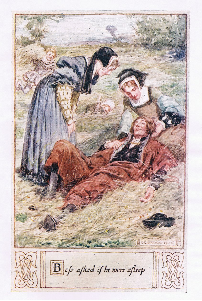 Bess spurgte, om han sov af Charles Edmund Brock