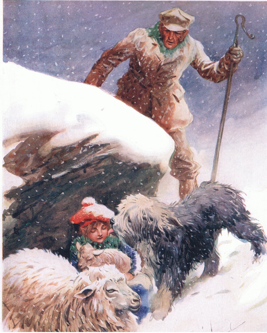 Fundet, fra The Big Book for Children (Herbert Strang) udgivet af Humphrey Milford, Oxford University Press, ca. 1920 af Charles Edmund Brock