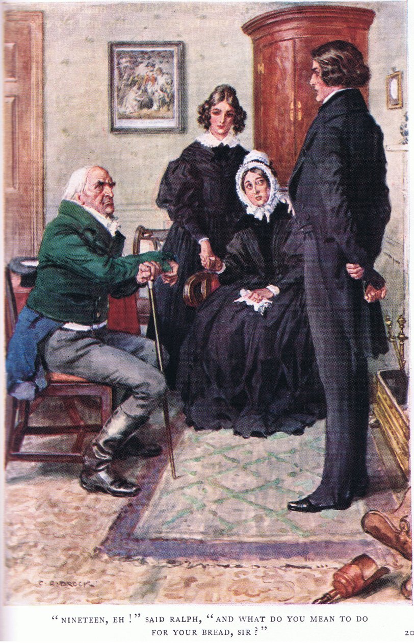 Nitten, øh! sagde Ralph, og hvad mener du at gøre for dit brød sir! af Charles Edmund Brock