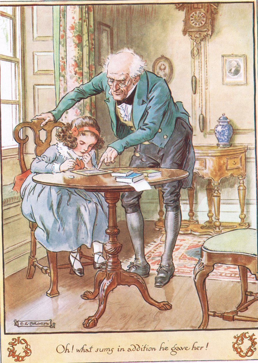 Maths Lesson, illustration fra 