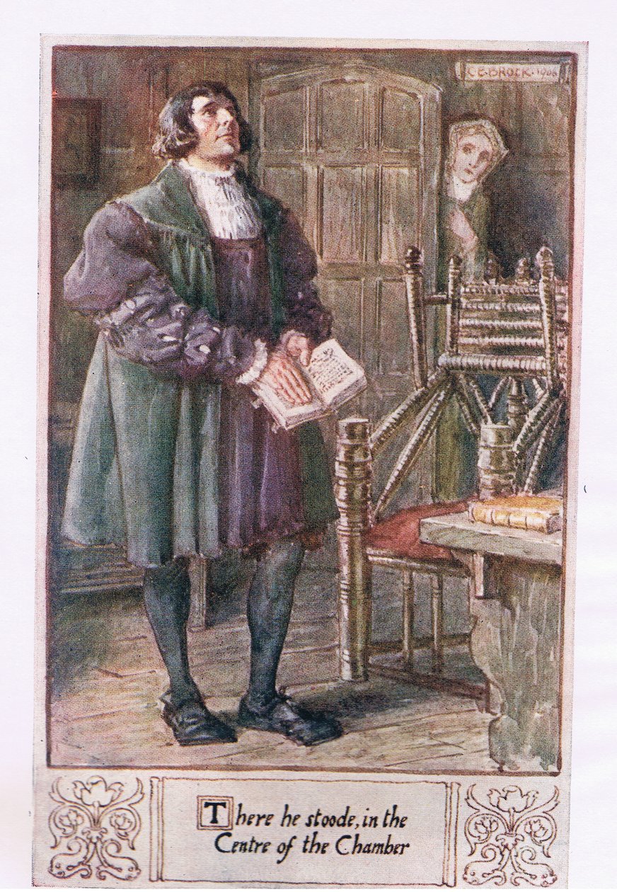 Der stod han i midten af rummet af Charles Edmund Brock