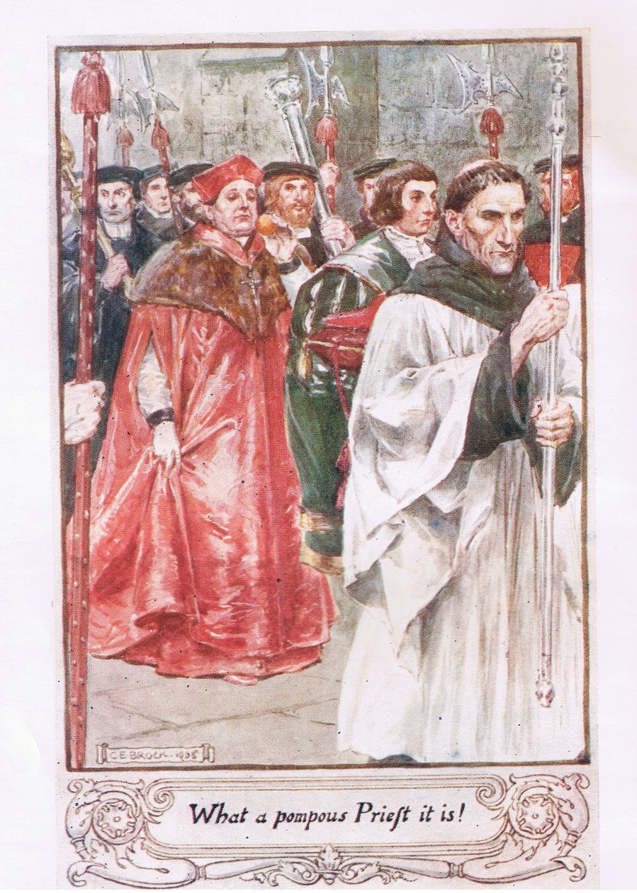 Hvor er det en pompøs præst af Charles Edmund Brock