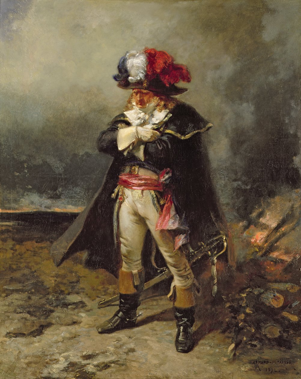 Portræt formodes at være Lazare Carnot (1753-1823) 1872 af Charles Edouard Armand Dumaresq