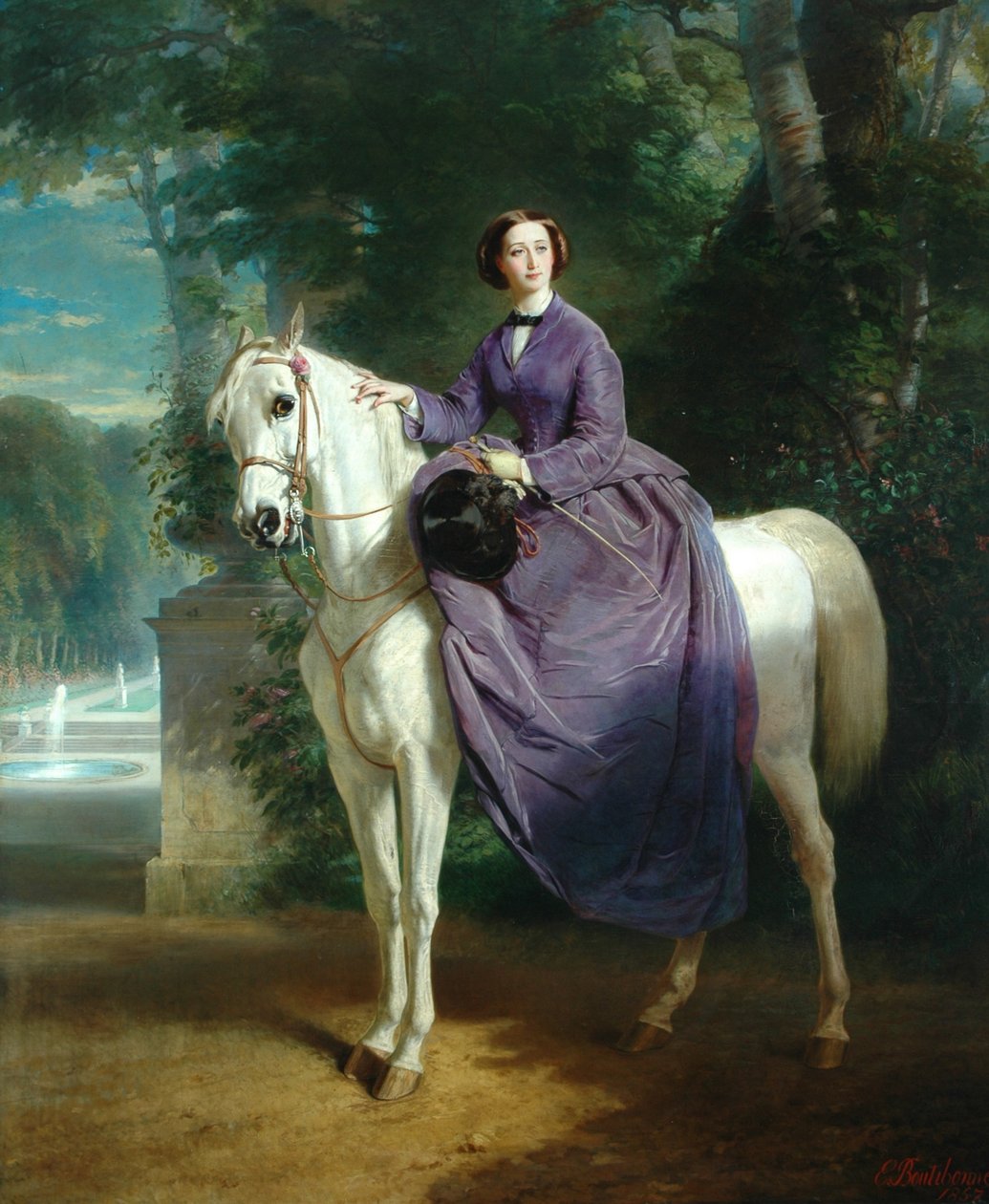 Kejserinde Eugenie, 1857 af Charles Edouard Boutibonne