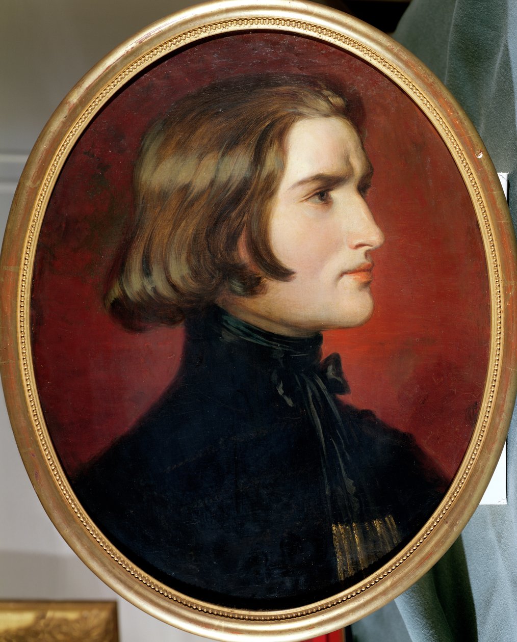 Portræt af Franz Liszt (1811-86) 1838 af Charles Edouard Boutibonne