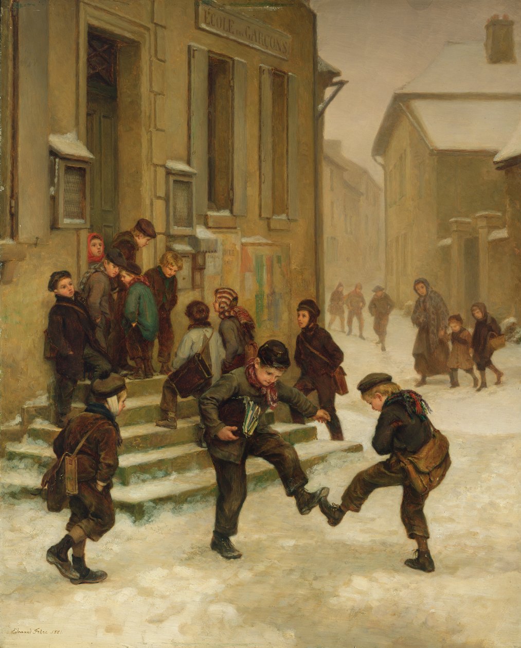 Foran Skolen af Charles Theodore Frere