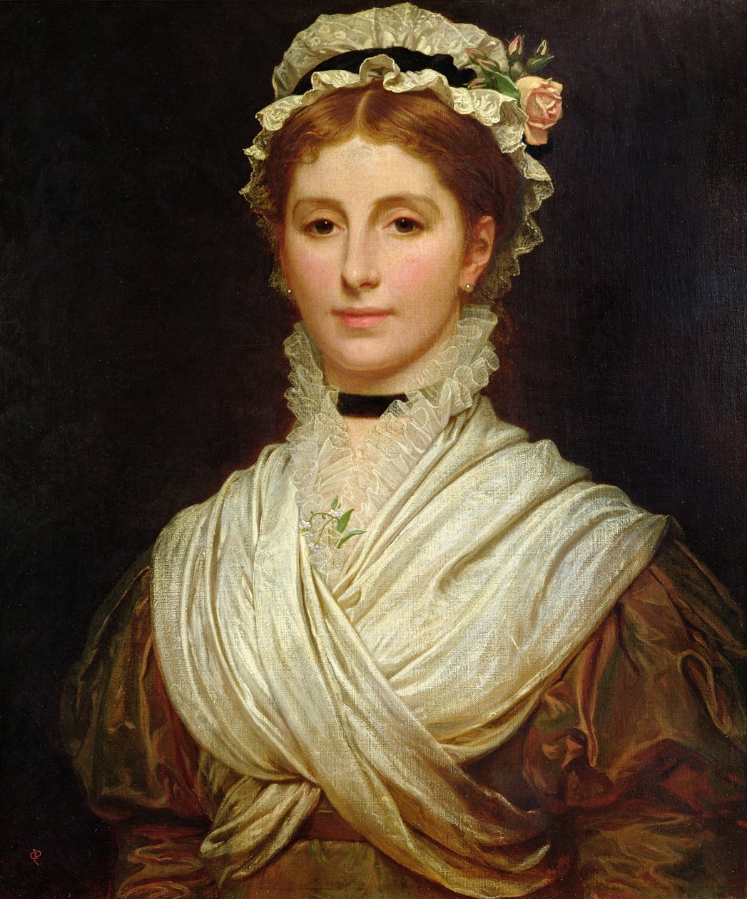 Portræt af Katey Perugini af hendes mand, 1873-75 af Charles Edward Perugini