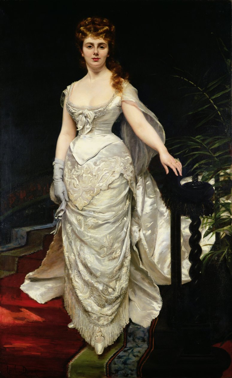 Portræt af Mademoiselle X, 1873 af Charles Emile Auguste Carolus Duran
