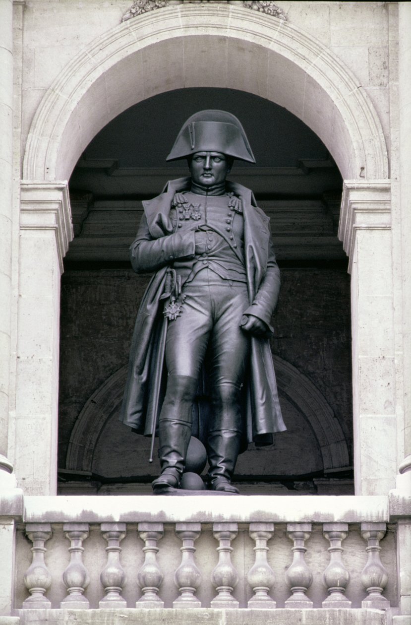 Napoleon I (1769-1821) i stor frakke, 1831-33 (bronze) af Charles Emile Marie Seurre