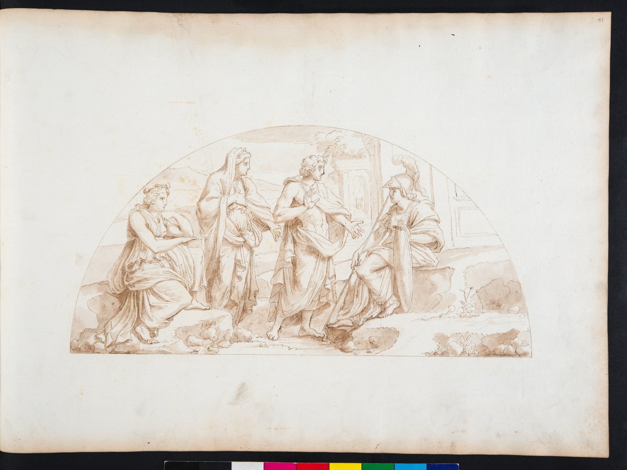 MS Gen 1583 Study from the Tomb of the Nasonii, side 41 fra 