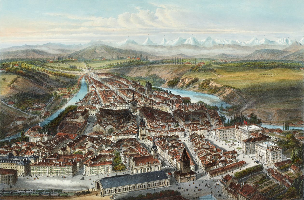 Byen Bern af Charles Fichot