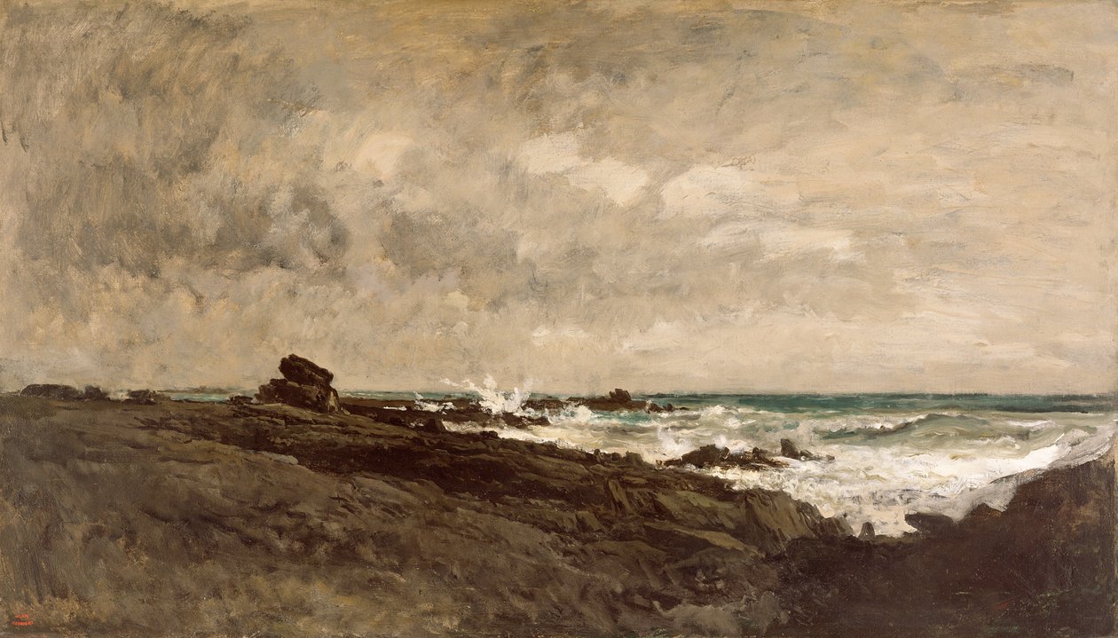 Sølandskab, ca. 1867 af Charles Francois Daubigny