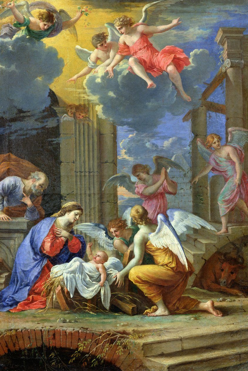Fødsel, 1667 af Charles Francois Poerson