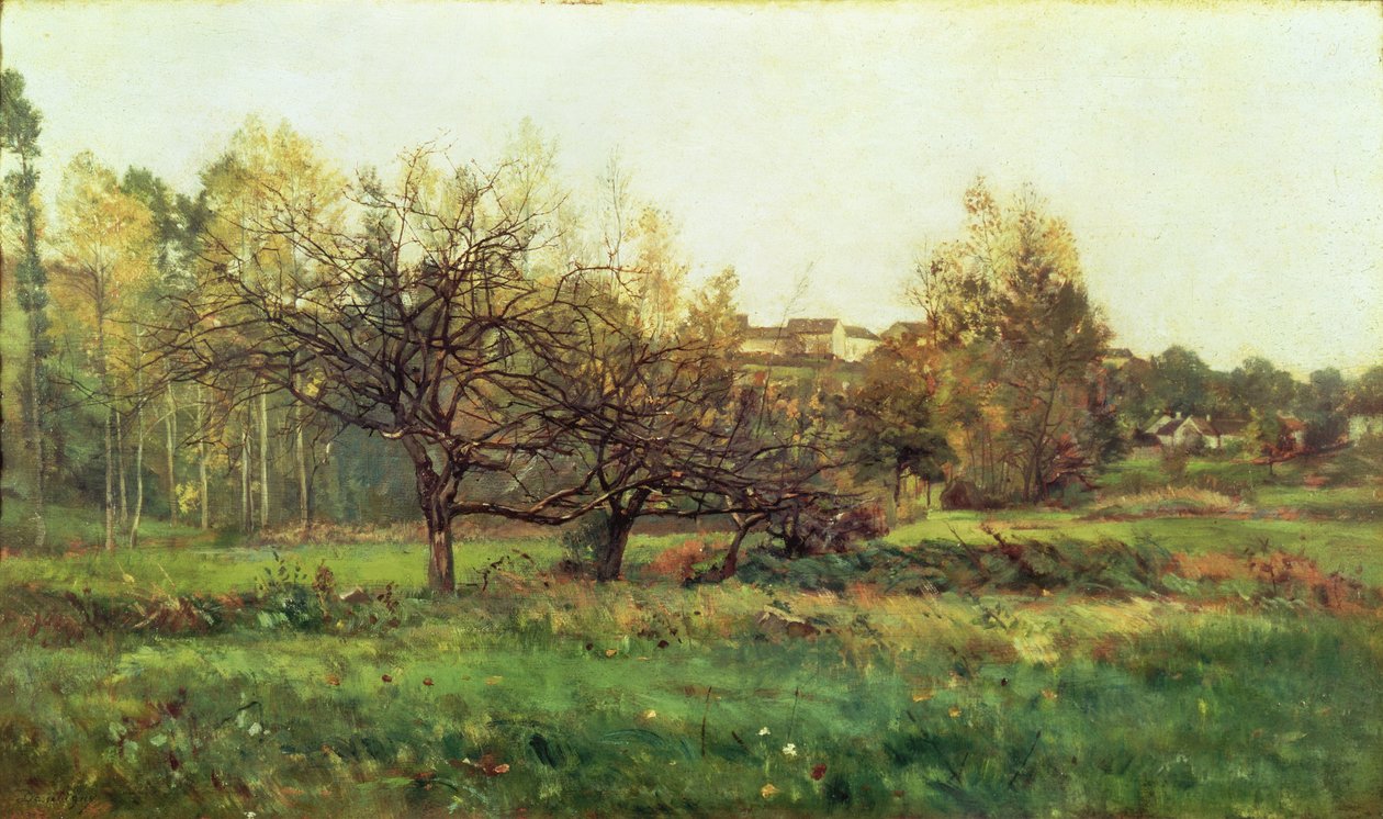 Efterårslandskab af Charles Francois Daubigny