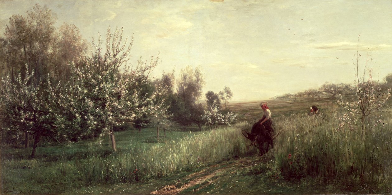 Forår, 1857 af Charles Francois Daubigny